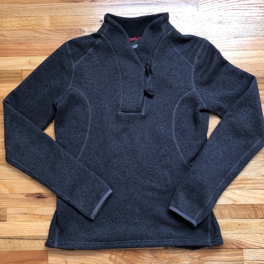 The North Face Women's Dark Gray Fleece Pullover Hoodie
